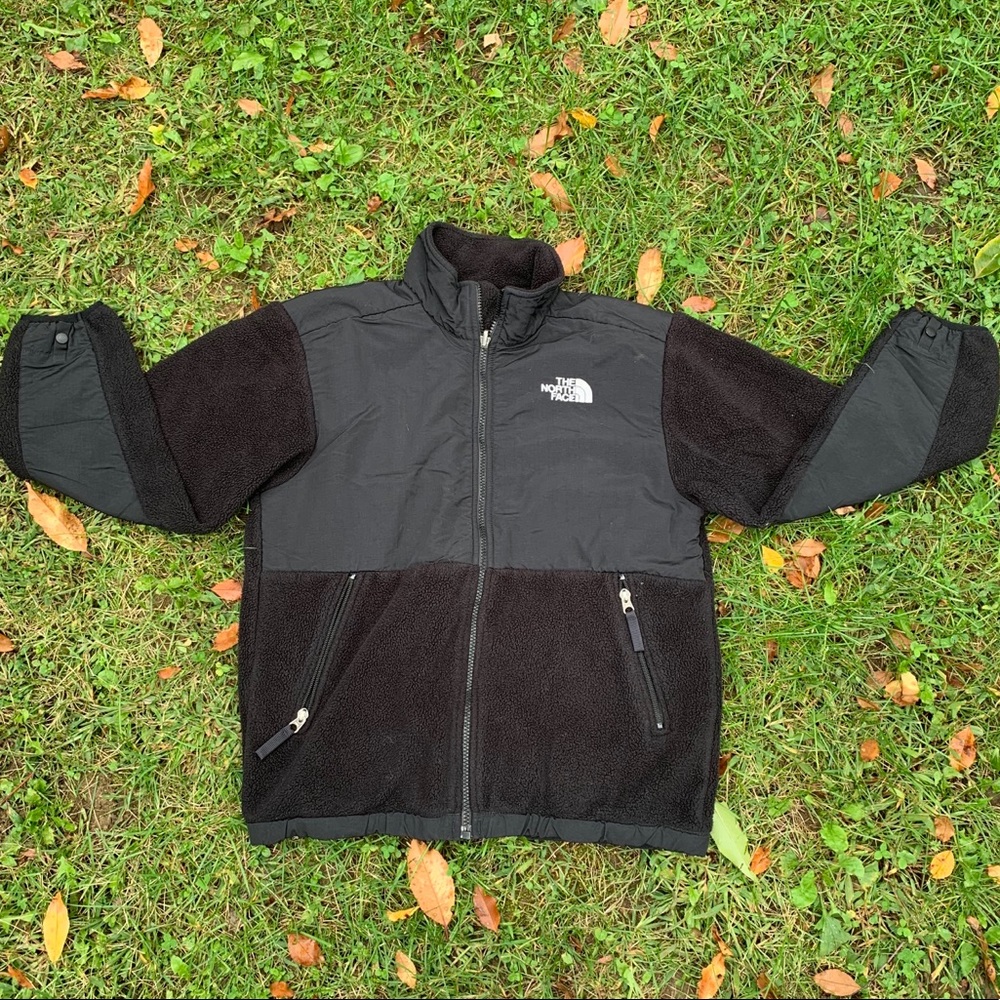 Black North Face zip up
